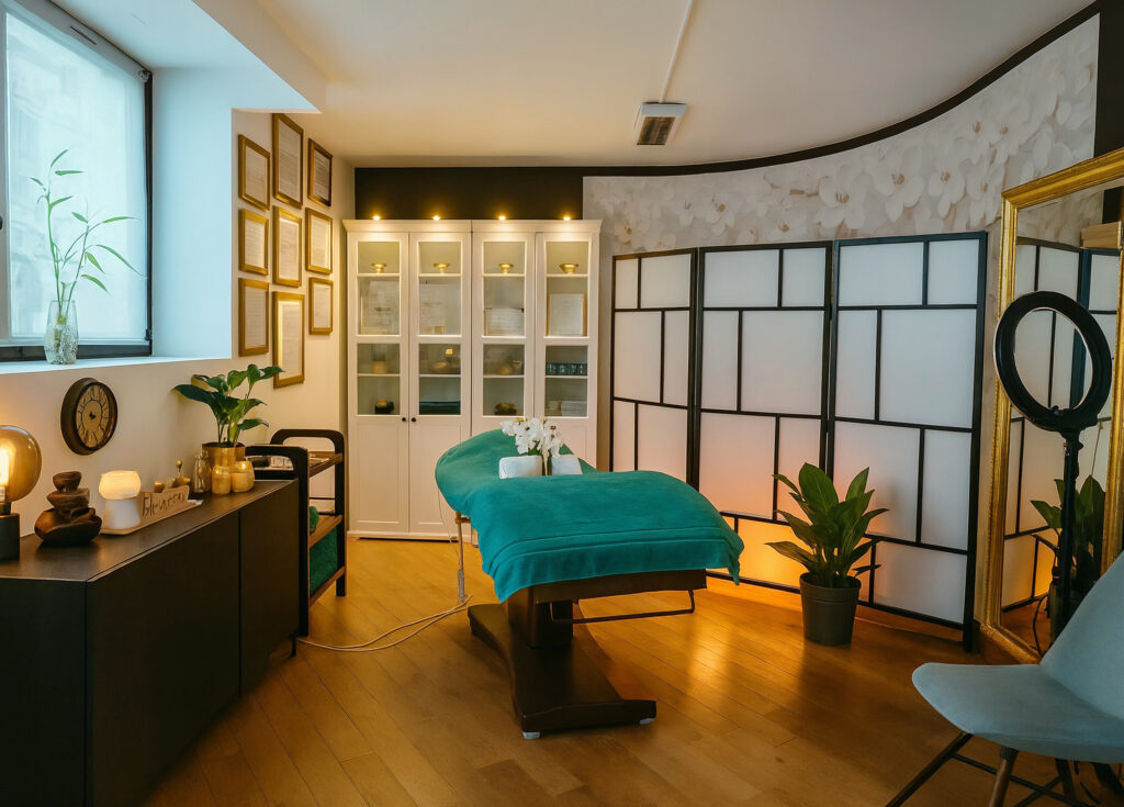 Vue du salon de Zoe Esthétique